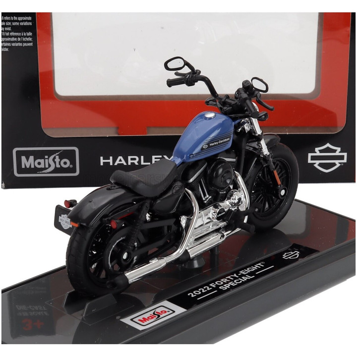 MAISTO HARLEY DAVIDSON FORTY-EIGHT SPECIAL 2022 - BLUE BLACK 1/18