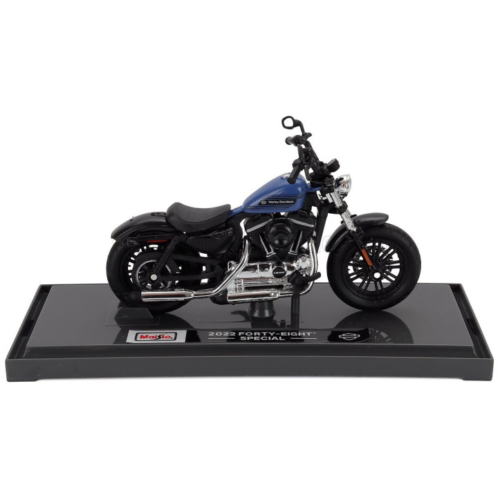 MAISTO HARLEY DAVIDSON FORTY-EIGHT SPECIAL 2022 - BLUE BLACK 1/18