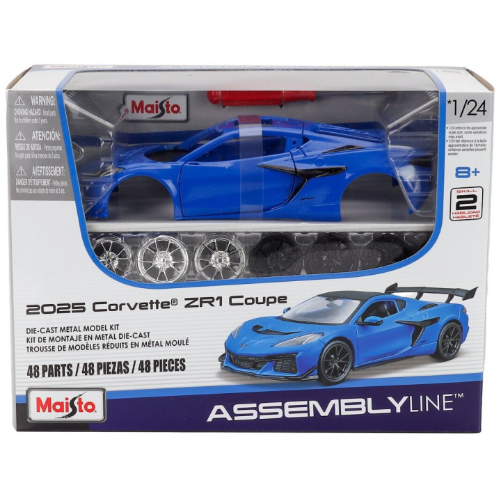 MAISTO CHEVROLET CORVETTE ZR1 COUPE 2024 - BLUE 1/24