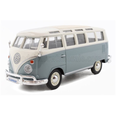 MAISTO VOLKSWAGEN T1 SAMBA MINIBUS 1962 - GREY 1/25