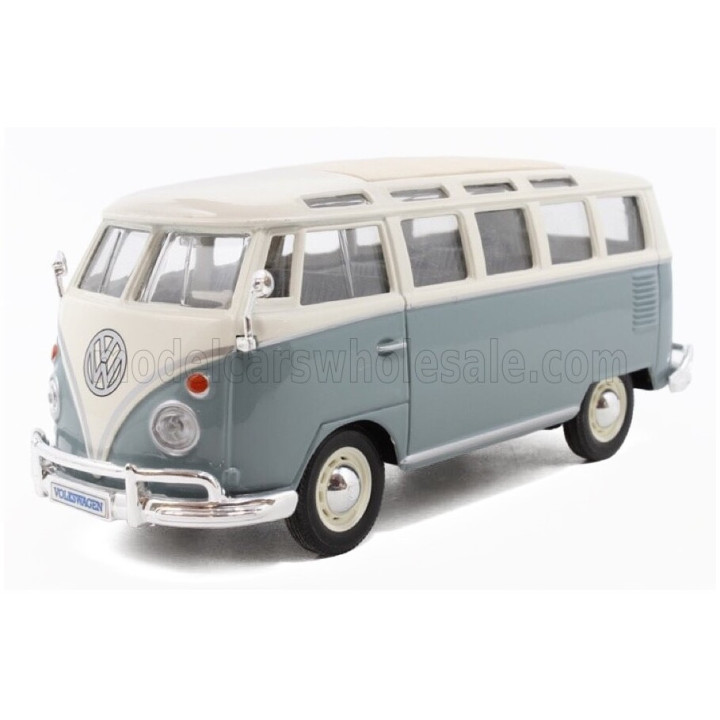 MAISTO VOLKSWAGEN T1 SAMBA MINIBUS 1962 - GREY 1/25