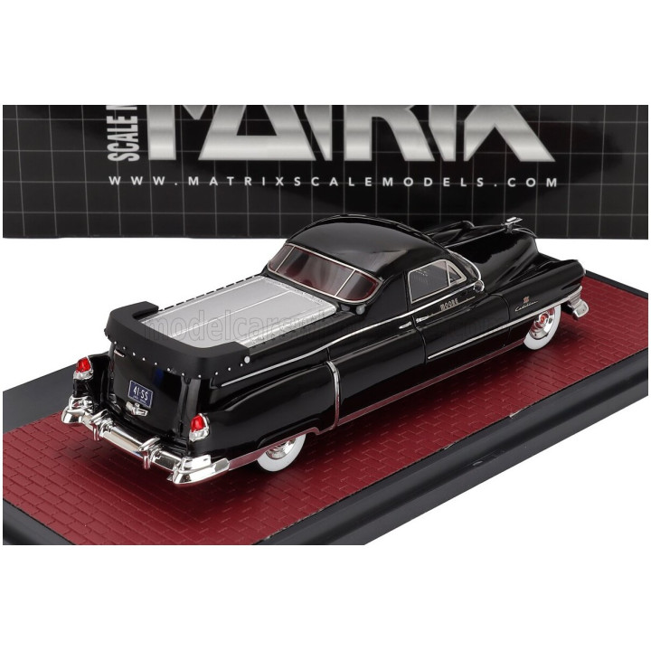 MATRIX SCALE MODELS CADILLAC PROFESSIONAL S&S FLORENTINE FLOWER 1951 - BLACK 1/43