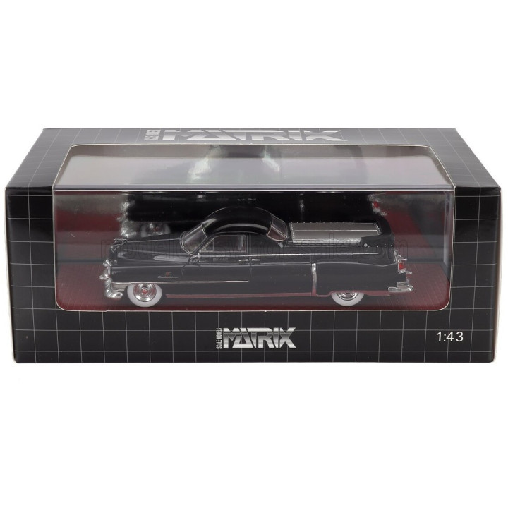 MATRIX SCALE MODELS CADILLAC PROFESSIONAL S&S FLORENTINE FLOWER 1951 - BLACK 1/43