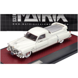MATRIX SCALE MODELS CADILLAC PROFESSIONAL S&S FLORENTINE FLOWER 1951 - WHITE 1/43