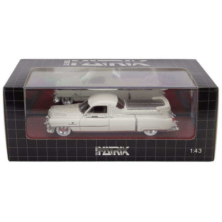 MATRIX SCALE MODELS CADILLAC PROFESSIONAL S&S FLORENTINE FLOWER 1951 - WHITE 1/43