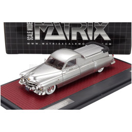 MATRIX SCALE MODELS CADILLAC PROFESSIONAL S&S FLORENTINE FLOWER 1951 - SILVER 1/43