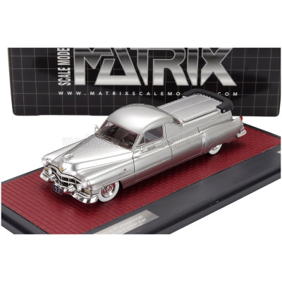 MATRIX SCALE MODELS CADILLAC PROFESSIONAL S&S FLORENTINE FLOWER 1951 - SILVER 1/43