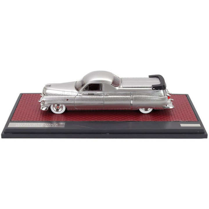MATRIX SCALE MODELS CADILLAC PROFESSIONAL S&S FLORENTINE FLOWER 1951 - SILVER 1/43