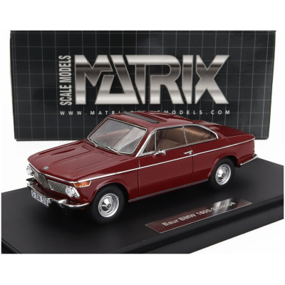 MATRIX SCALE MODELS BMW 1602 BAUR COUPE 1967 - RED 1/43