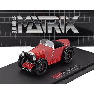 MATRIX SCALE MODELS MG M-TYPE 1932 - RED 1/43