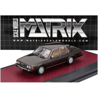 MATRIX SCALE MODELS ALFA ROMEO ALFA 6 2.5i (T119) 1979 - BROWN 1/43