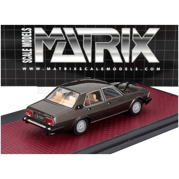 MATRIX SCALE MODELS ALFA ROMEO ALFA 6 2.5i (T119) 1979 - BROWN 1/43