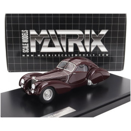 MATRIX SCALE MODELS BUGATTI TYPE 57S ATLANTIC 1937 - BROWN 1/43