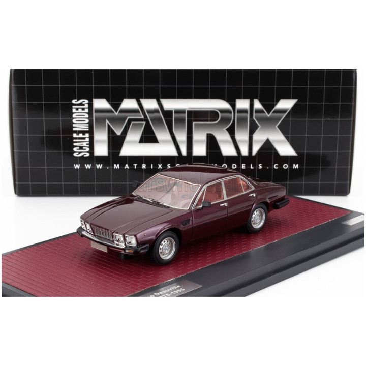 MATRIX SCALE MODELS DE TOMASO DEAUVILLE 2-SERIES 1983 - RED MET 1/43