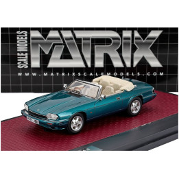 MATRIX SCALE MODELS JAGUAR XJS 4.0 CELEBRATION CABRIOLET OPEN 1995 - TURQUOISE 1/43