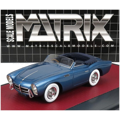 MATRIX SCALE MODELS PEGASO Z-102 2-SERIES SAOUTCHIK CABRIOLET OPEN 1954 - LIGHT BLUE 1/43
