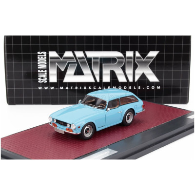 MATRIX SCALE MODELS TRIUMPH TR6 SHOOTING BRAKE SW STATION WAGON 1974 - LIGHT BLUE 1/43