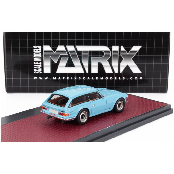 MATRIX SCALE MODELS TRIUMPH TR6 SHOOTING BRAKE SW STATION WAGON 1974 - LIGHT BLUE 1/43