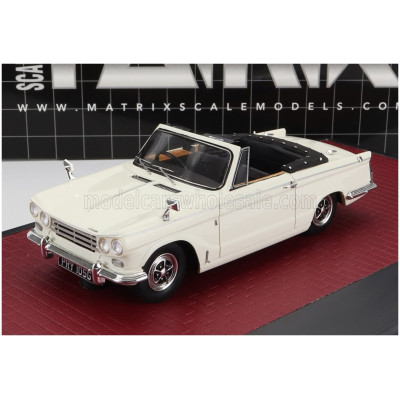 MATRIX SCALE MODELS TRIUMPH VITESSE DHC 1968 - WHITE 1/43
