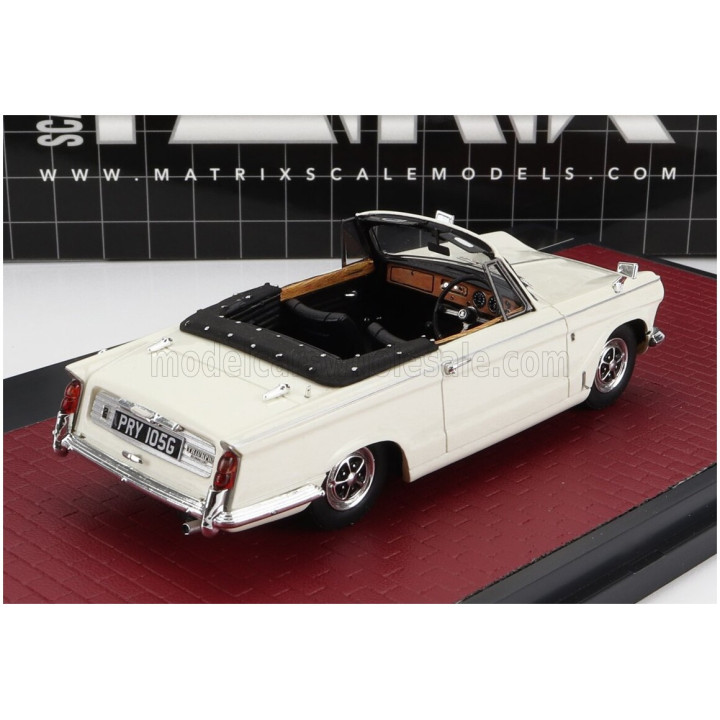 MATRIX SCALE MODELS TRIUMPH VITESSE DHC 1968 - WHITE 1/43
