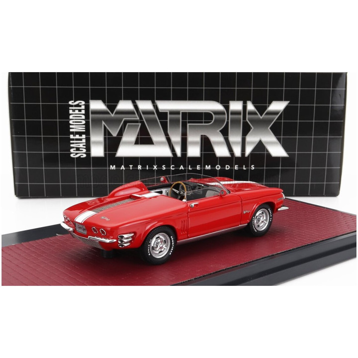 MATRIX SCALE MODELS CHEVROLET CORVAIR SUPER SPIDER XP-785 CONCEPT 1962 - RED 1/43