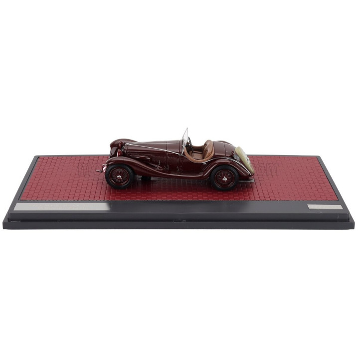 MATRIX SCALE MODELS MASERATI V4 SPORT 16V SPIDER CABRIOLET 1929 - BORDEAUX 1/43