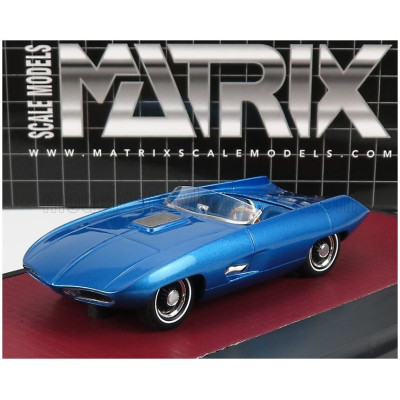 MATRIX SCALE MODELS PONTIAC VIVANT 77 ADAMS SPIDER 1965 - BLUE MET 1/43