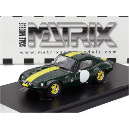 MATRIX SCALE MODELS LOTUS ELAN 26R COUPE N 00 RACING 1964 - GREEN YELLOW 1/43