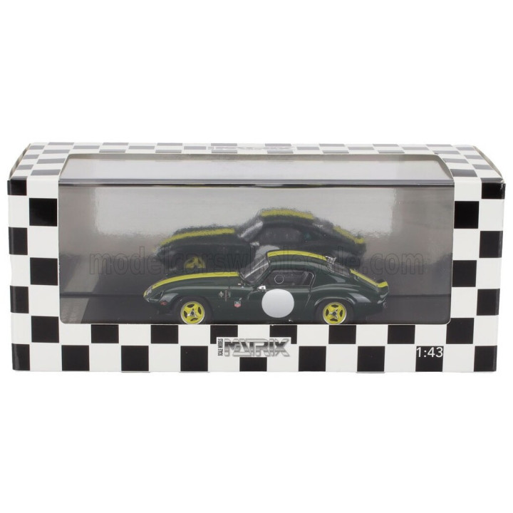 MATRIX SCALE MODELS LOTUS ELAN 26R COUPE N 00 RACING 1964 - GREEN YELLOW 1/43