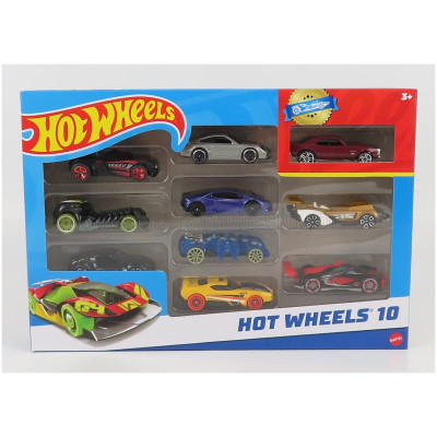 MATTEL HOT WHEELS CHEVROLET SET ASSORTMENT 10 PIECES RACE CAR - VARIOUS 1/64