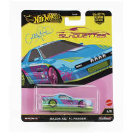 MATTEL HOT WHEELS MAZDA RX-7 COUPE FC PANDEM 1993 - LIGHT BLUE PINK 1/64