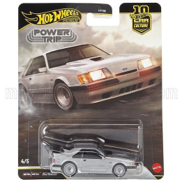 MATTEL HOT WHEELS FORD USA MUSTANG SVO COUPE 1984 - SILVER 1/64