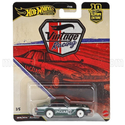 MATTEL HOT WHEELS JAGUAR XJS N 10 RACING 1985 - GREEN WHITE 1/64