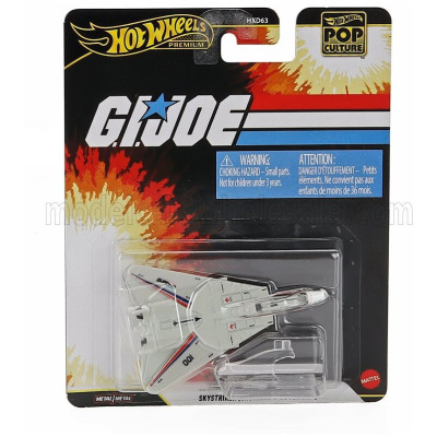 MATTEL HOT WHEELS GRUMMAN F-14 TOMCAT MILITARY AIRPLANE 1974 - SKYSTRIKER G.I.JOE - CM. 8.0 - GREY 1/64