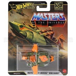 MATTEL HOT WHEELS TV SERIES WIND RAIDER - MASTERS OF THE UNIVERSE - HE-MAN - ORANGE GREEN 1/64