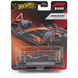 MATTEL HOT WHEELS McLAREN F1 MCL39 TEAM MCLAREN N 4 WORLD CHAMPION SEASON 2025 LANDO NORRIS - ORANGE BLACK 1/64