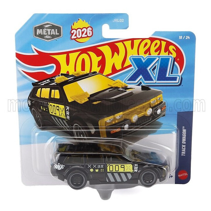 MATTEL HOT WHEELS DWAGON TRACK DWAGON SW STATION WAGON N 009 RACING - BLACK 1/43
