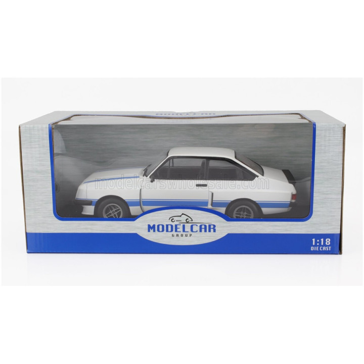 MCG FORD ENGLAND ESCORT MKII RS 2000 X-PACK 1977 - WHITE BLUE 1/18