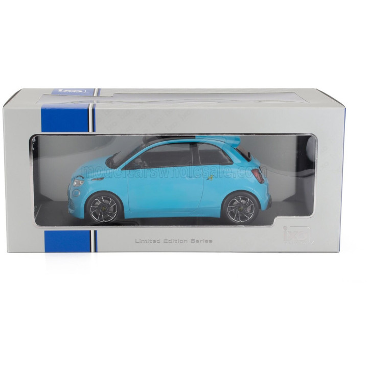 MCG FIAT 500e ABARTH 2024 - LIGHT BLUE 1/18