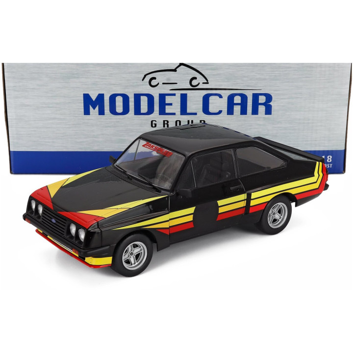 MCG FORD ENGLAND ESCORT MKII RS 2000 1973 - BLACK 1/18