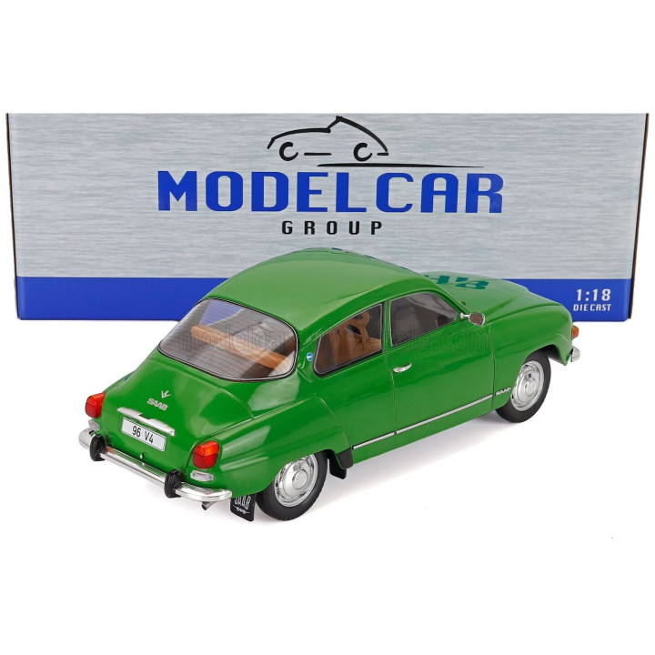 MCG SAAB 96 V4 1970 - DARK GREEN 1/18
