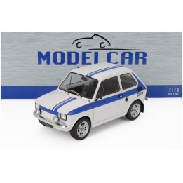 MCG FIAT 126 CASTROL LIVERY 1972 - WHITE BLUE 1/18