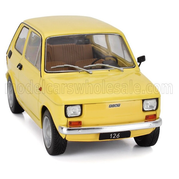 MCG FIAT 126 1972 - YELLOW 1/18