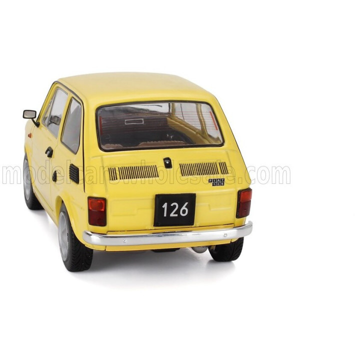 MCG FIAT 126 1972 - YELLOW 1/18