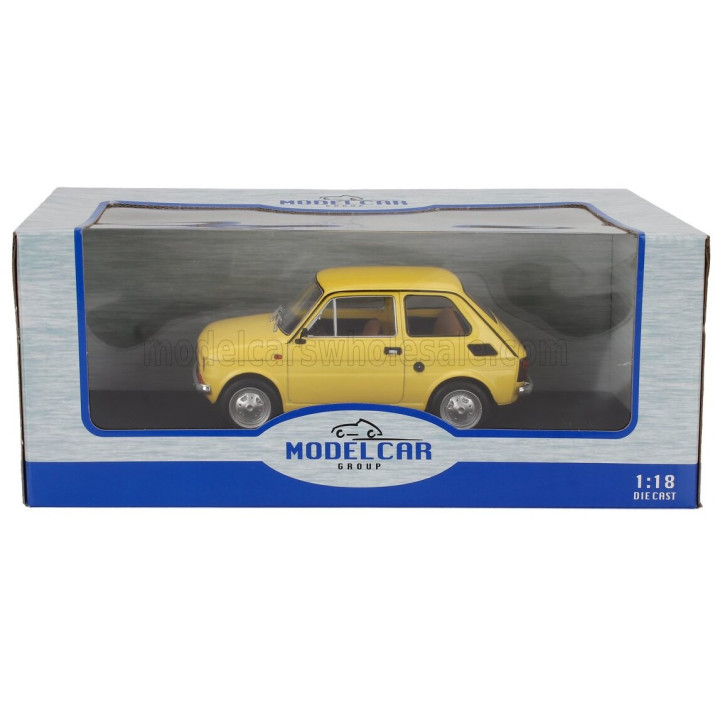 MCG FIAT 126 1972 - YELLOW 1/18