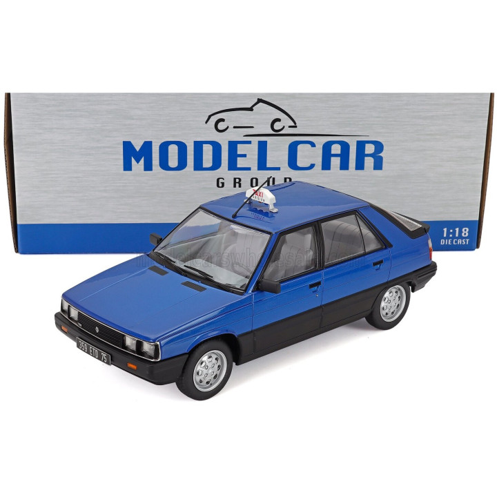 MCG RENAULT R11 TXE TAXI 1985 - BLUE 1/18