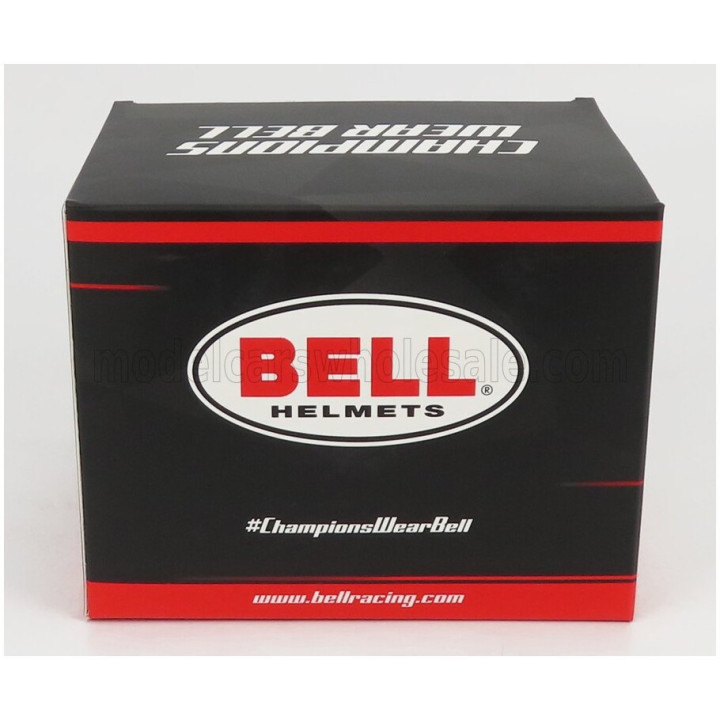 MINI HELMET BELL HELMET F1 CASCO HELMET HAAS VF-22 TEAM HAAS N 20 SEASON 2022 KEVIN MAGNUSSEN - WHITE RED BLACK 1/2