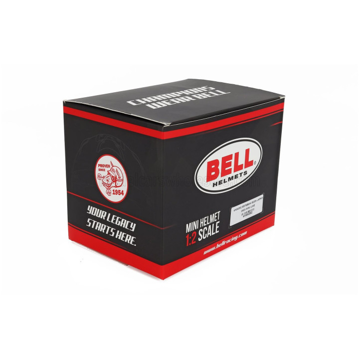 MINI HELMET BELL HELMET ESTEBAN OCON JAPAN GP 2023 F1 A523 TEAM BWT ALPINE N 31 - SUZUKA LIVERY - WHITE RED 1/2