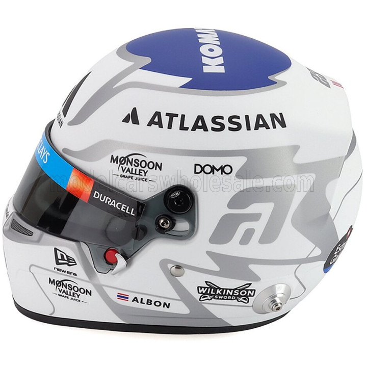 MINI HELMET BELL HELMET ALEXANDER ALBON 2026 F1 FW48 TEAM WILLIAMS RACING N 23 - WHITE 1/2