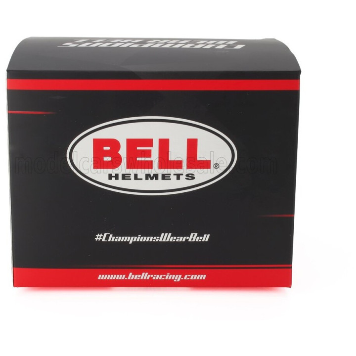 MINI HELMET BELL HELMET OLIVER BEARMAN 2026 F1 VF-26 TEAM TGR HAAS N 87 - BLUE WHITE YELLOW 1/2